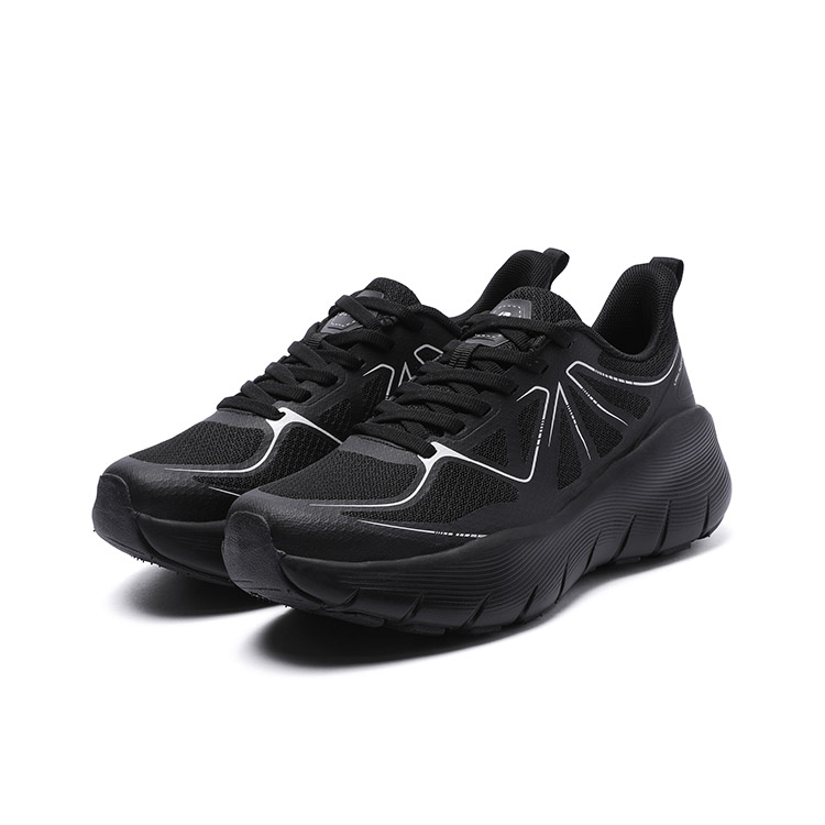 LPMX Cushioning Slip Resistant Breathable Low top Running Shoes Women’s Black