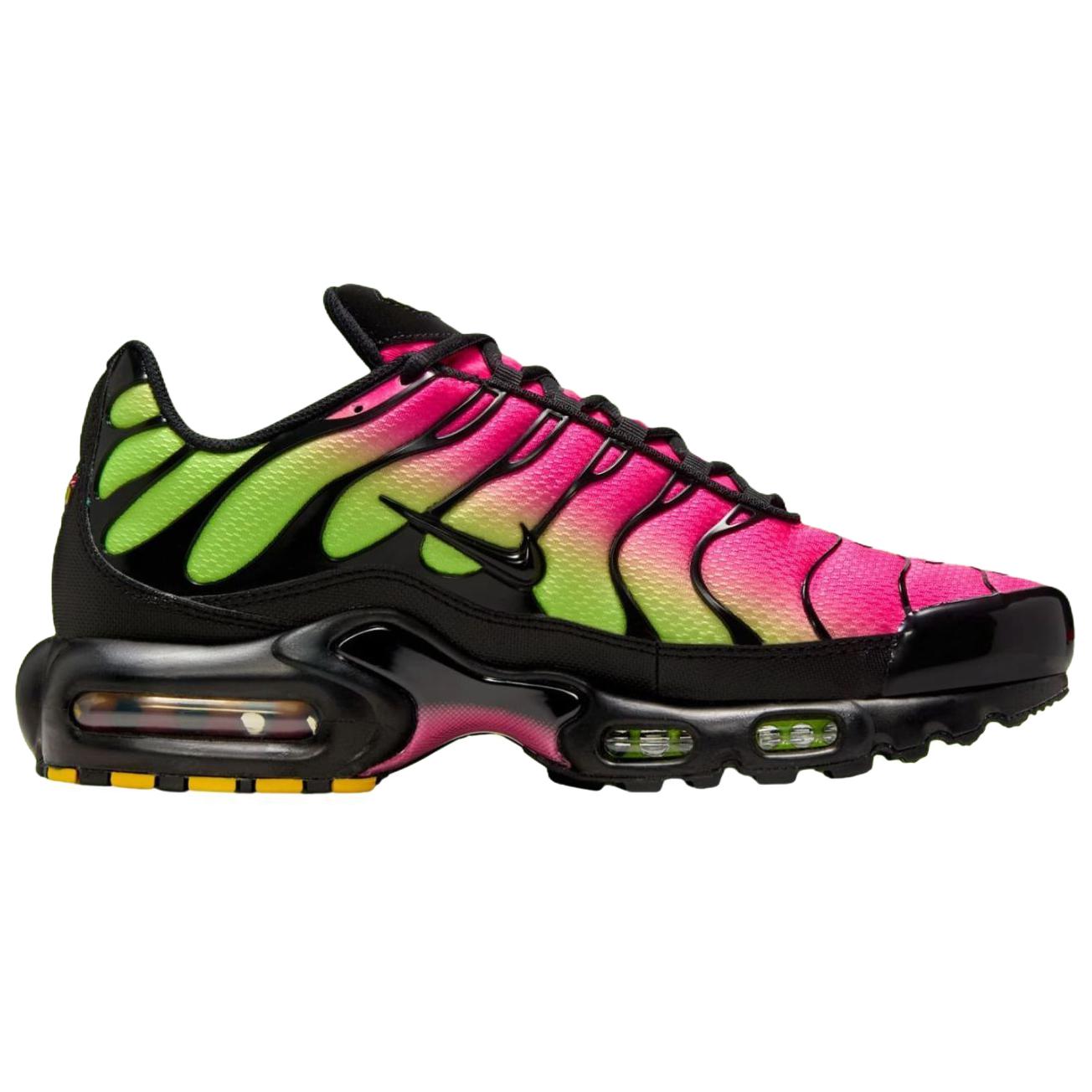 Nike Air Max Plus Breathable Support Casual Running Shoes Unisex Pink Green