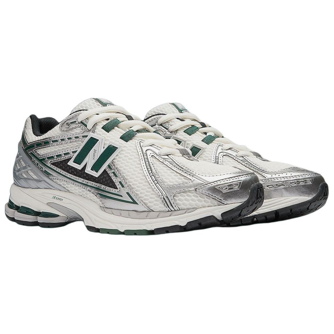 New Balance NB 1906R Versatile Fashion Shock-Absorbing Low-Top Running Shoes White Silver