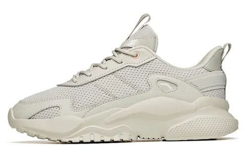 Anta Synthetic Leather, Textile Slip Resistant, Abrasion Resistant, Lightweight Low top Chunky Sneakers Women's