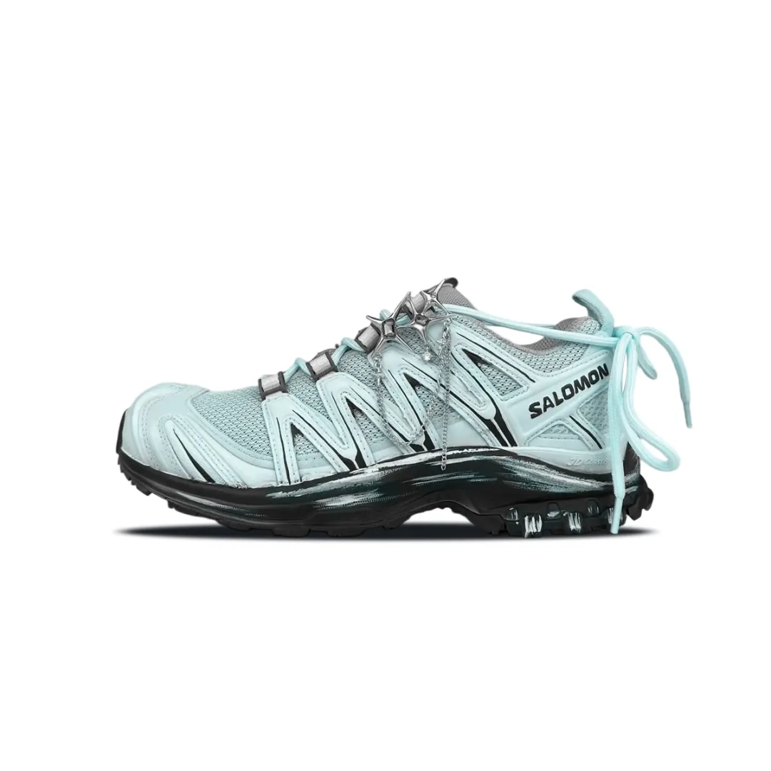 SALOMON XA PRO 3D Cushioning Support Cushioning Support Low top Trail Running Training Running Shoes Unisex Black Cyan