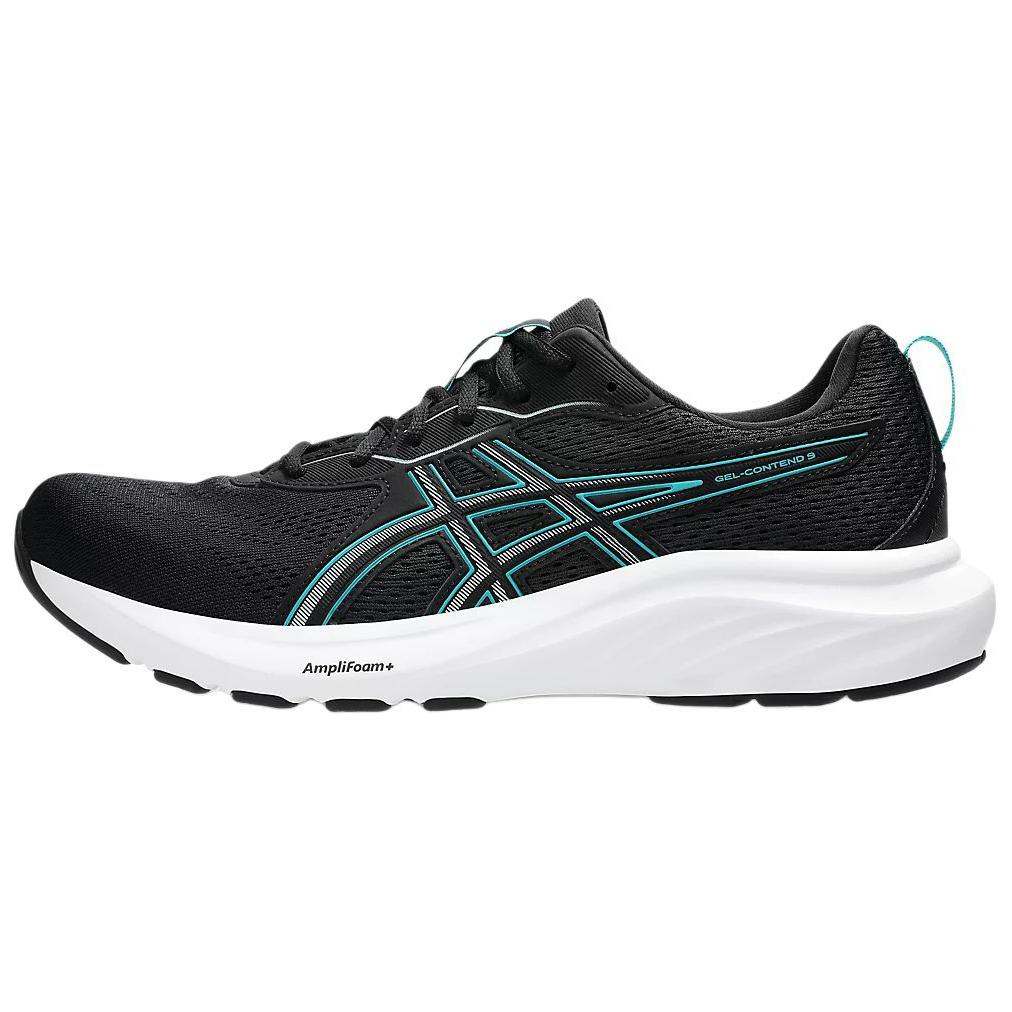 ASICS GEL CONTEND 9 Abrasion Resistant Low top Running Shoes Men’s Black