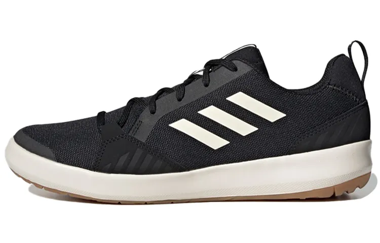 Adidas Terrex Boat Abrasion Resistant Breathable Low top Outdoor Shoes Unisex Black White