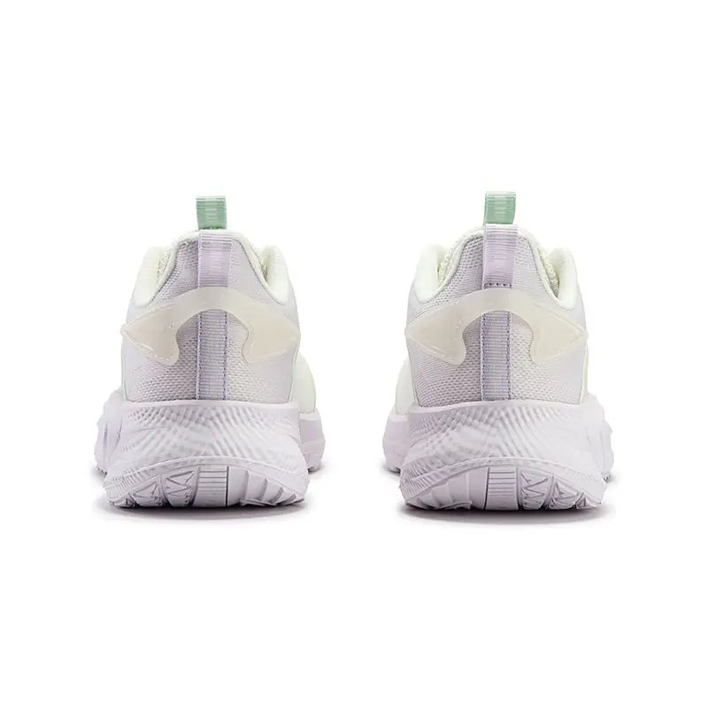 361° Swift Speed Slip Resistant And Breathable Low top Running Shoes Women’s Feather White Micro Grape Purple
