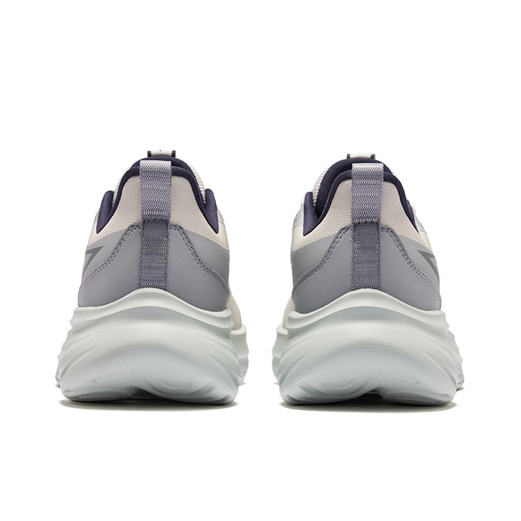 Erke Cushioning Rebound Low top Casual City Commuting Running Shoes Men’s Wild Gray Snow Gray
