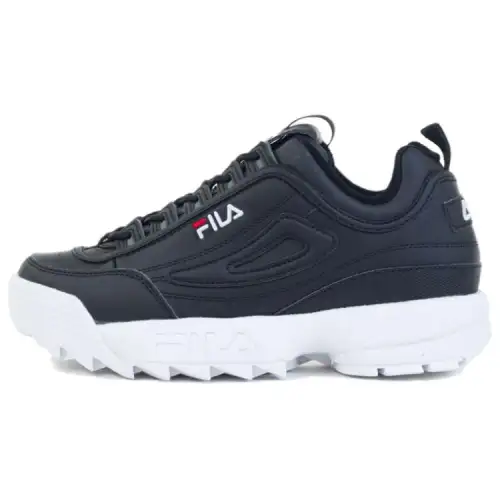 FILA Disruptor Soft And Comfortable Low top Running Shoes Women's Black