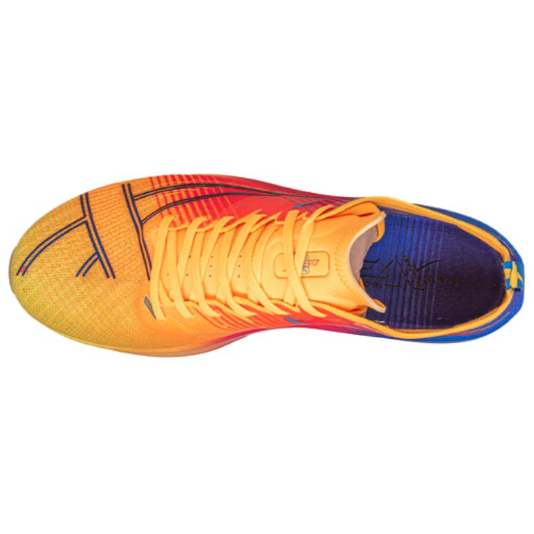 XTEP 160X 6.5PRO Slip Resistant Abrasion Resistant Low top Carbon Plate Marathon Running Shoes Women’s Orange Blue