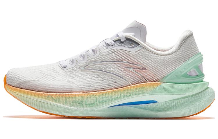 Anta Champion 2 Pro Comfortable Cushioning Slip Resistant Abrasion Resistant Low top Running Shoes Women's Pure White