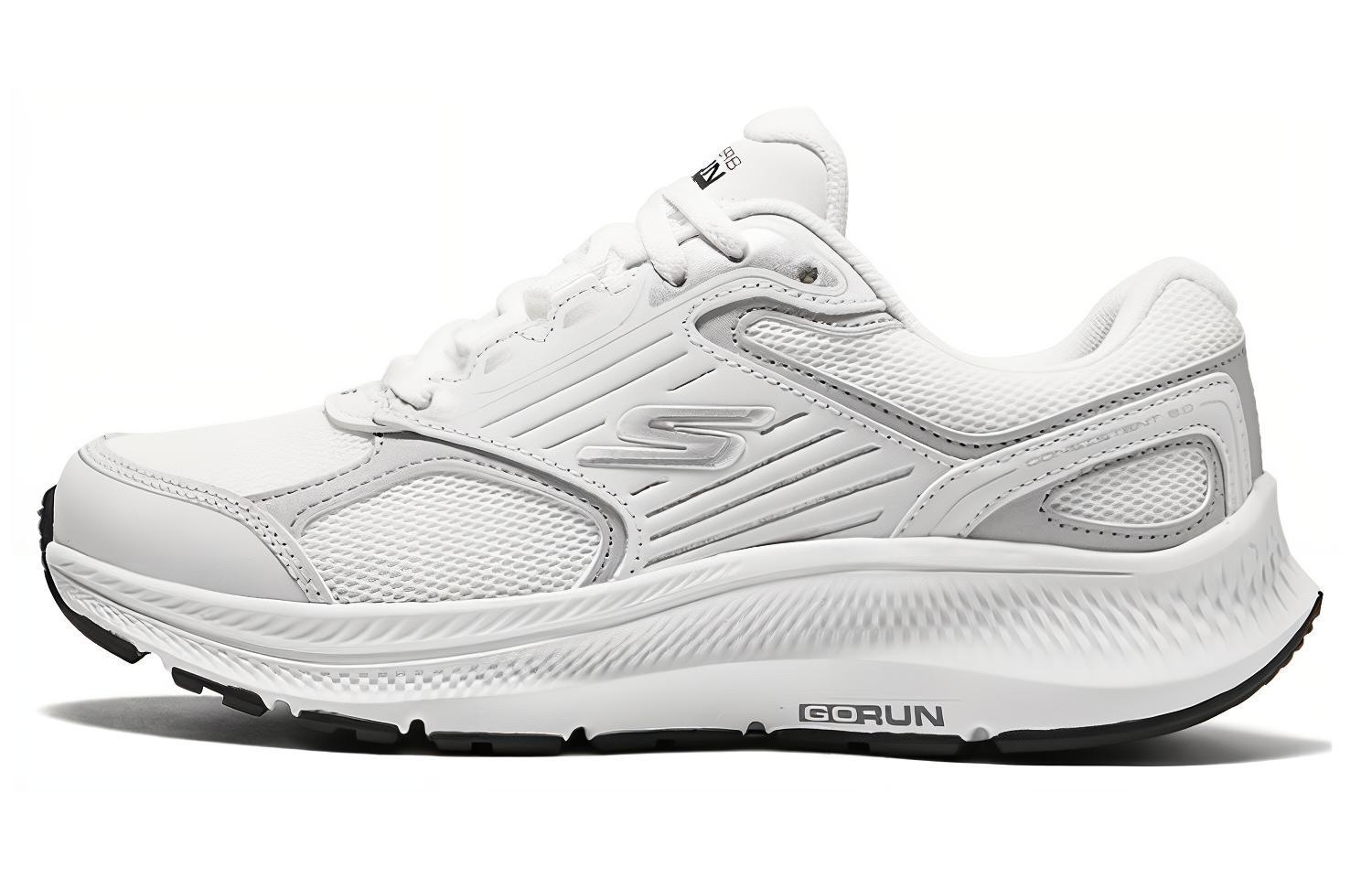 Skechers Artificial Leather Cushioning Abrasion Resistant Breathable Support Balance Lightweight Low top