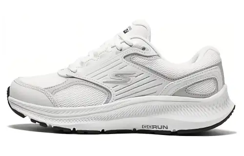 Skechers Artificial Leather Cushioning Abrasion Resistant Breathable Support Balance Lightweight Low top