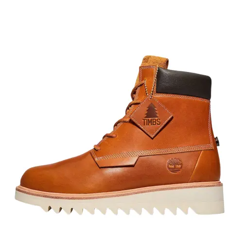 Nina Chanel Abney x Timberland Classic 6 Inch Leather Ankle Boots Unisex Brown