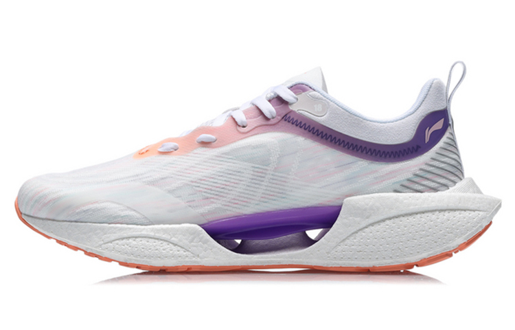 Li Ning Super Light 18 Running Shoes Women’s Low Top White/Purple