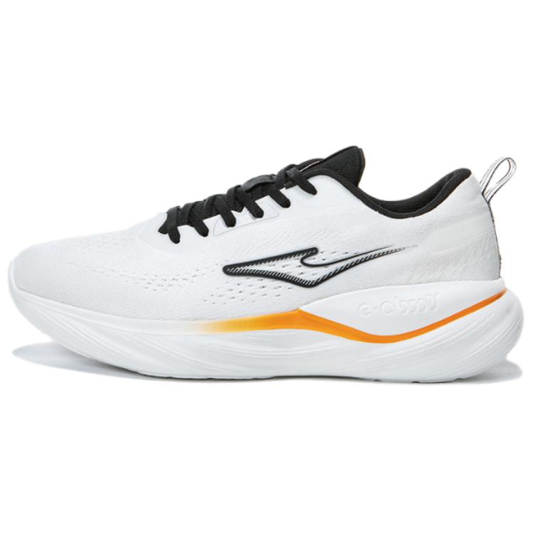 Erke Slip Resistant Cushioning Low top Running Shoes Men’s White Black Orange
