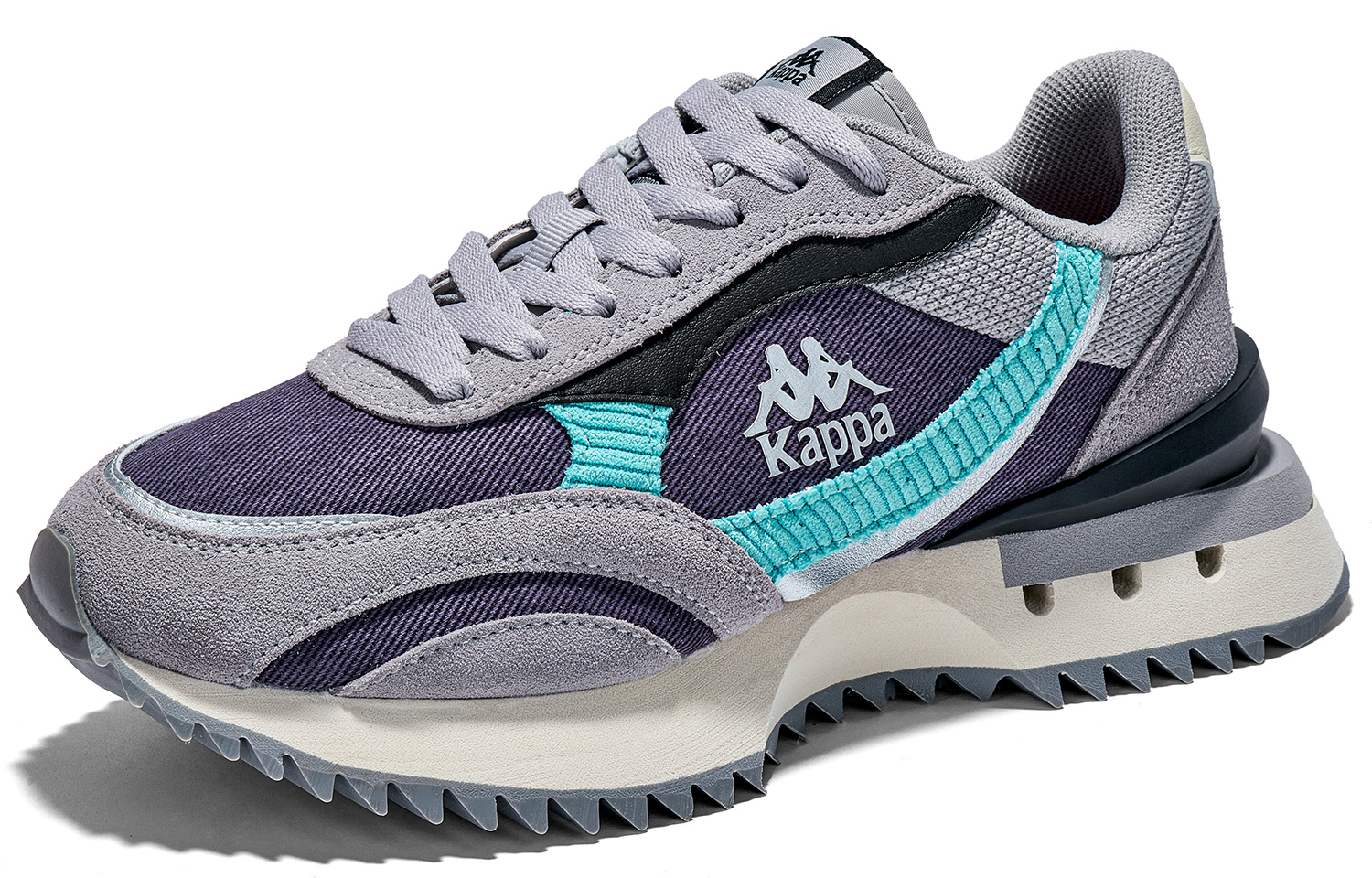 Kappa Slip Resistant Abrasion Resistant Low top Running Shoes Women’s Purple Gray Blue