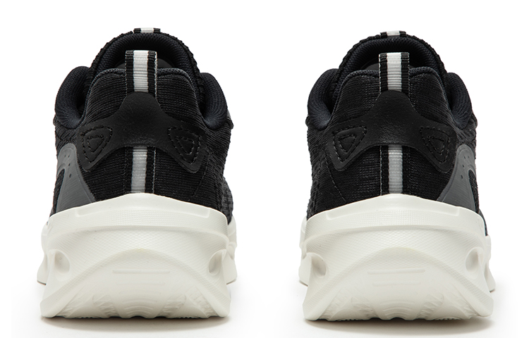 361° Light Feather Cushioning, Slip Resistant, And Abrasion Resistant Low Top Running Shoes Women’s Black Gray