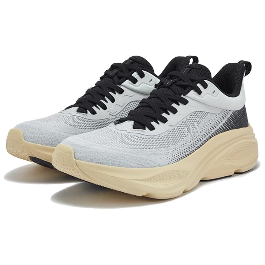 361° Nebula Abrasion Resistant Breathable Low top Casual Running Shoes Men’s Gray Black