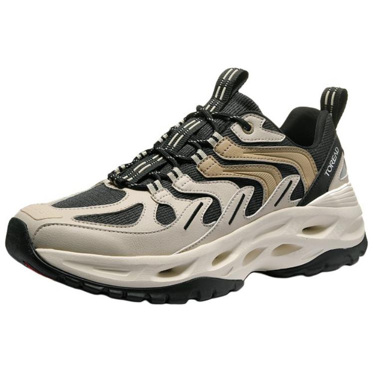 TOREAD 2.0 Upgraded, Slightly Larger Size Breathable And Slip Resistant Low top Outdoor Shoes Men’s Light Sand Black