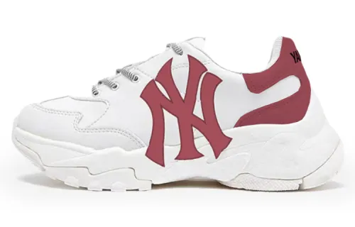 MLB Big Ball Chunky Sneakers Unisex Low Top White/Red