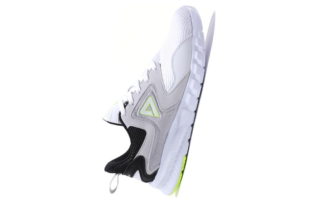PEAK Trendy Abrasion Resistant Breathable Low top Running Shoes Men’s Light Gray