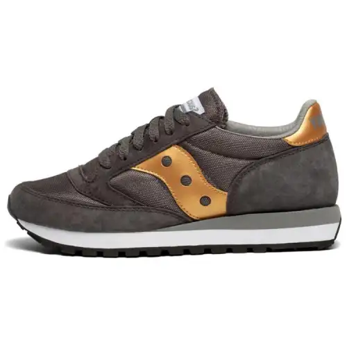 Saucony Jazz 81 Running Shoes Women's Low Top Gray Gold