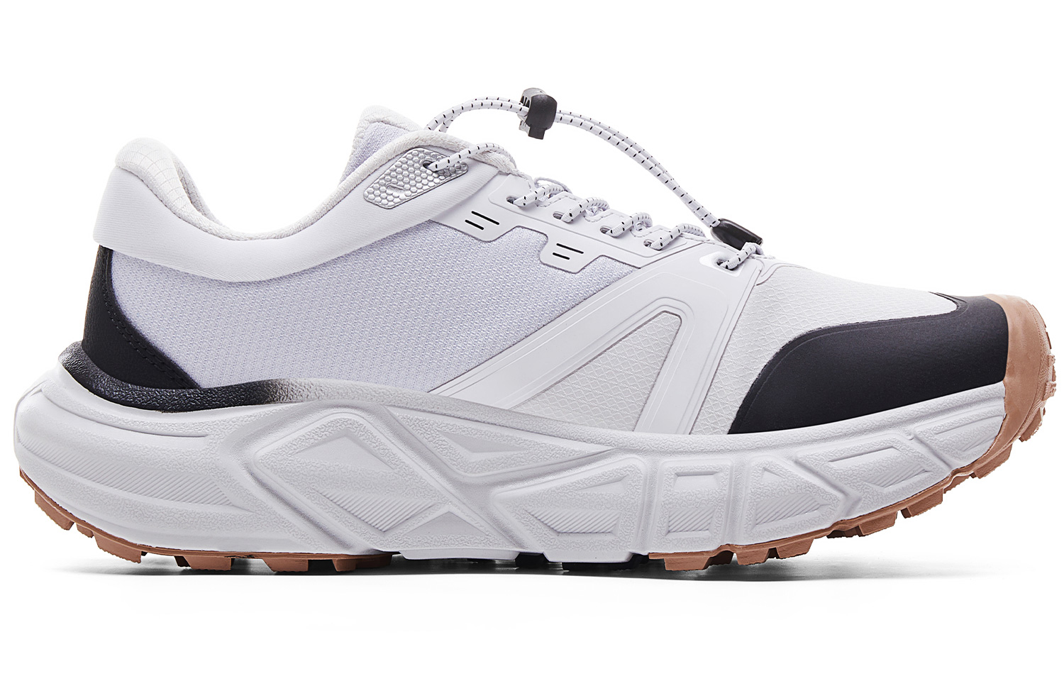 PEAK Cushioning Coverage Abrasion Resistant Slip Resistant Low top Running Shoes Men’s Gray Black