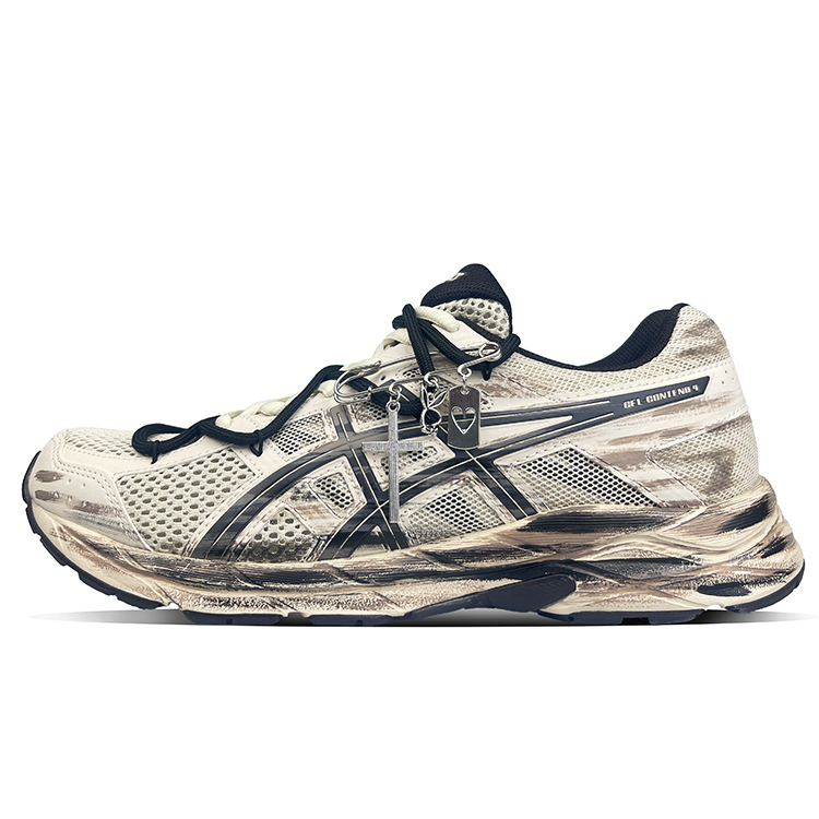 ASICS Gel Contend 4 Low top Running Shoes Men’s Beige Gray