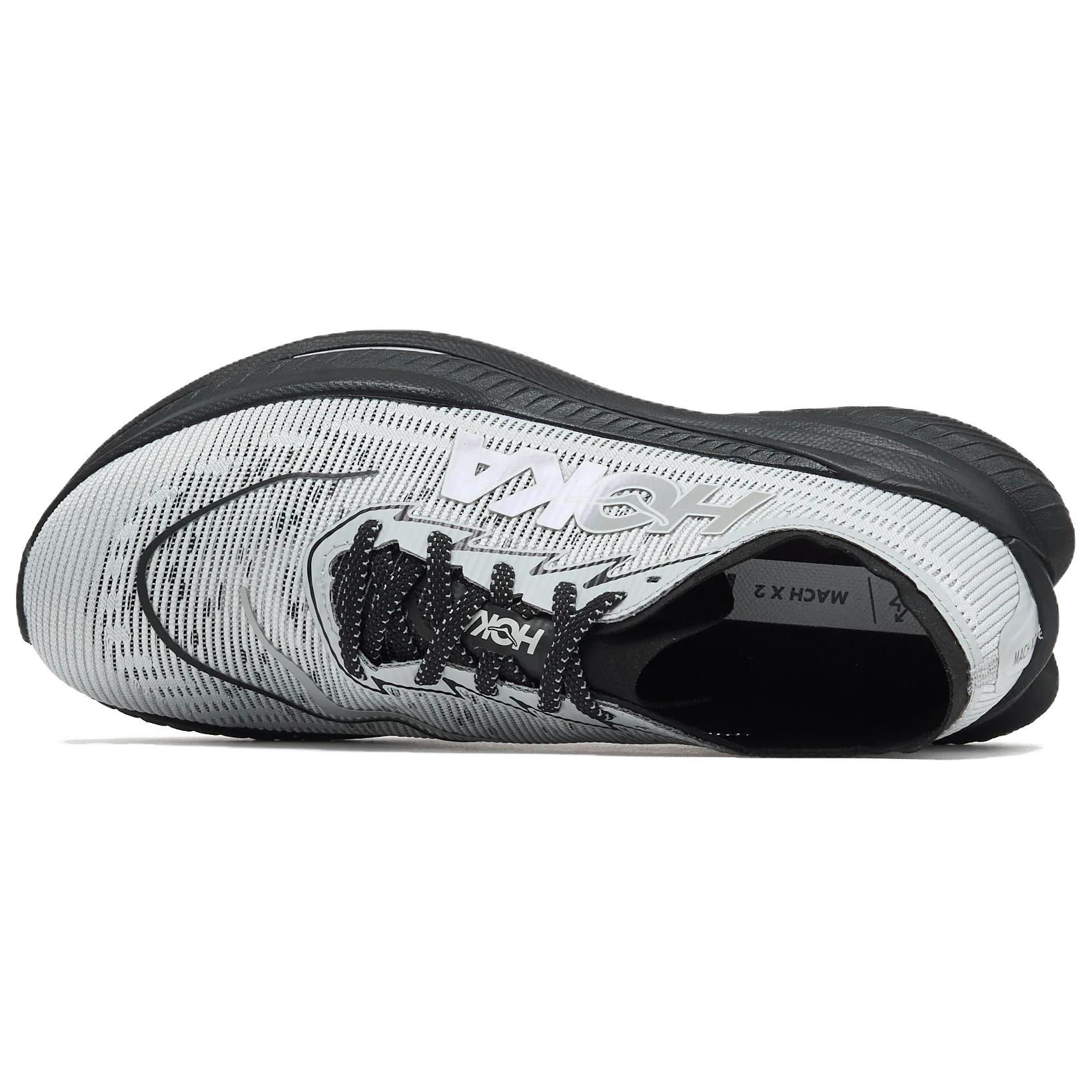 HOKA ONE ONE MACH X 2 Abrasion Resistant Low top Running Shoes Unisex Gray