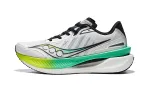 Saucony IDLING Cruise Mesh Cushioning Rebound Low top Training Running Shoes Unisex White Green