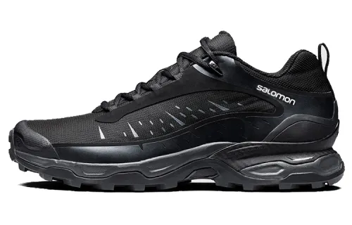 SALOMON Cushioning Slip Resistant Abrasion Resistant Low top Running Shoes Unisex Black