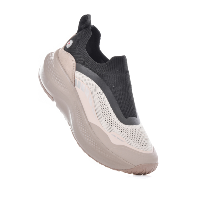 TREEPERI Balance Impact Resistant Balance Impact Resistant Low top Running Shoes Unisex Black Sand Gray