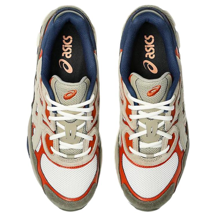 ASICS GEL NYC Breathable Rubber Training Running Shoes Unisex Green Red