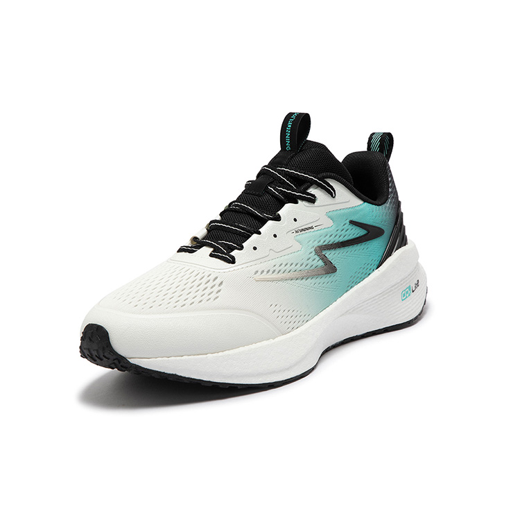 361° Popping Foam Cushioning Abrasion Resistant Slip Resistant Low top Running Shoes Men’s Vivid Aqua Blue