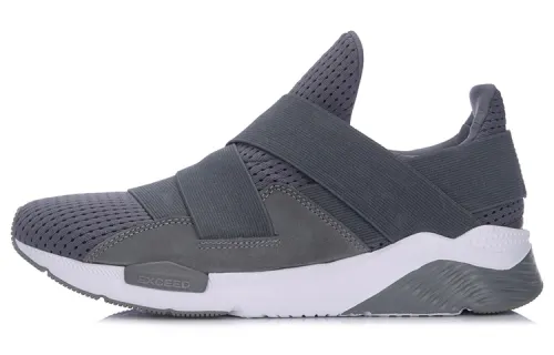 Li Ning Textile, Mesh Cushioning Slip Resistant Abrasion Resistant Breathable Lightweight Low top Running Shoes Unisex