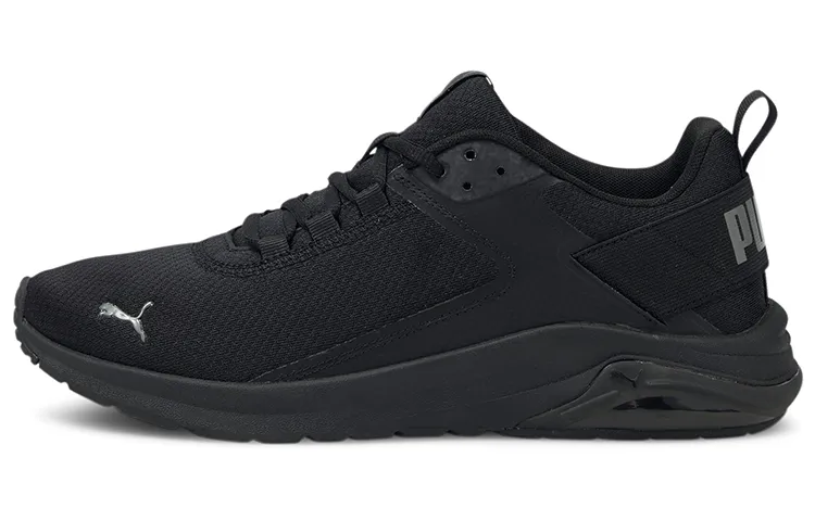 PUMA Electron Mesh, Textile Cushioning Slip Resistant Abrasion Resistant Breathable Low top Running Shoes Unisex Black