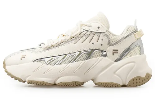 FILA FUSION Ade Fabric Low top Running Shoes Women's White Gray