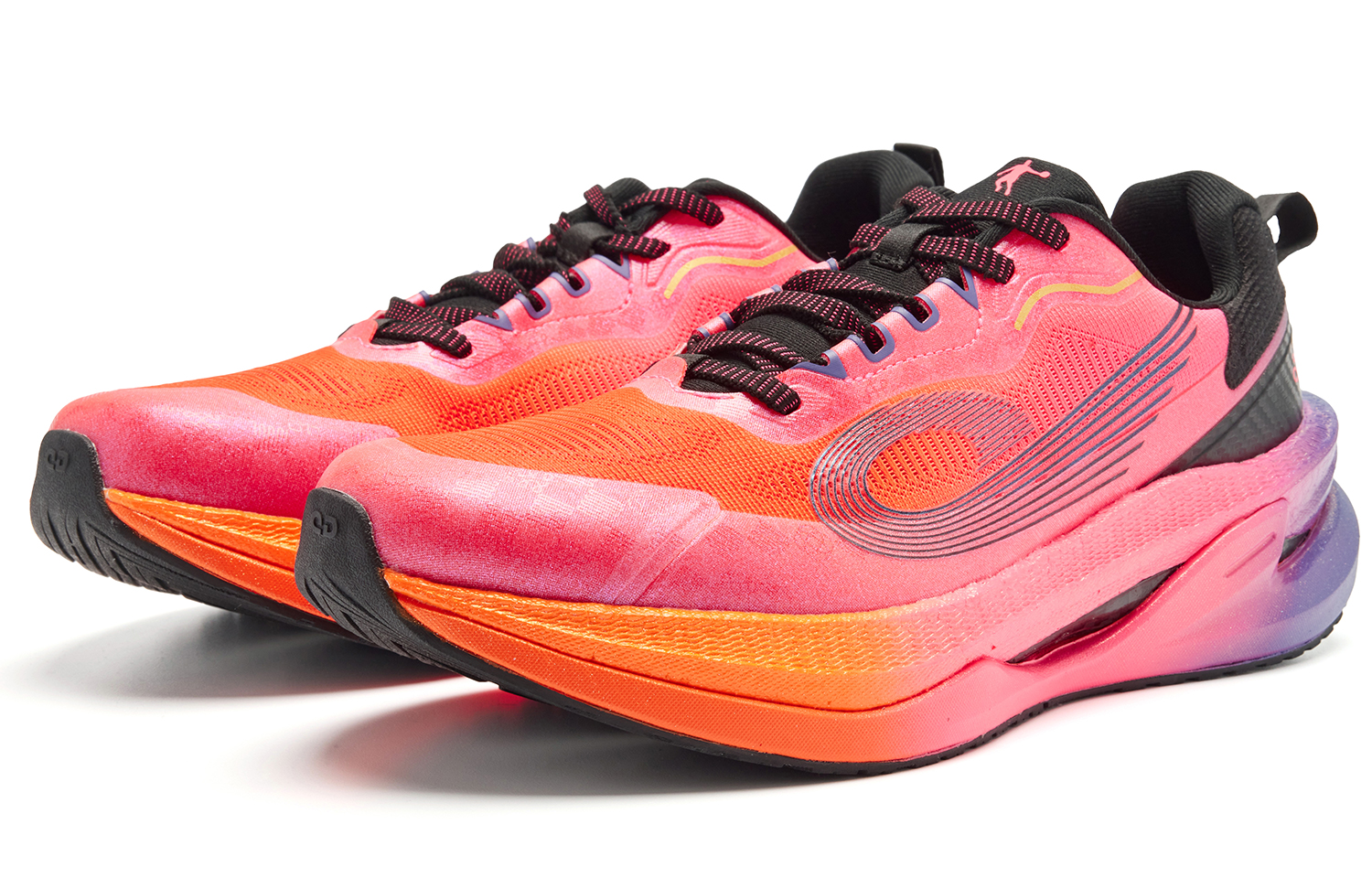 QIAODAN Infinity PRO 2.0 Fabric Cushioning Slip Resistant Abrasion Resistant Low top Running Shoes Men’s