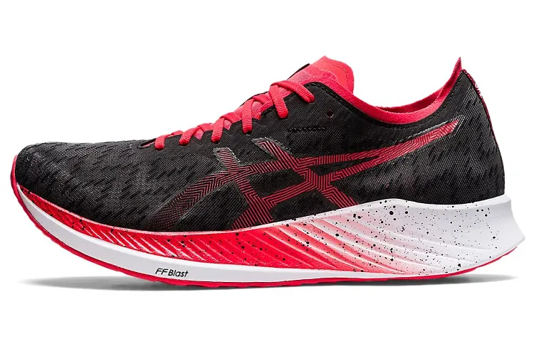 ASICS Magic Speed Running Shoes 'Black Electric Red'