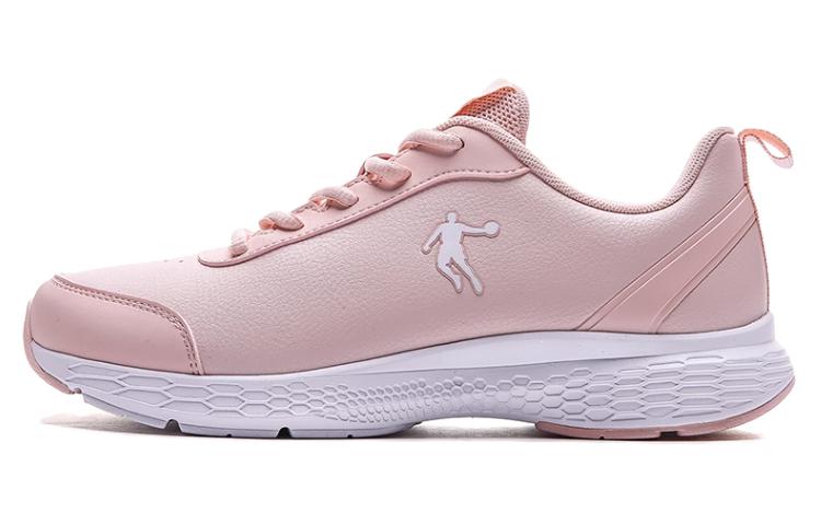 QIAODAN Comfortable Cushioning Slip Resistant Lightweight Low top Running Shoes Women’s Seashell Pink