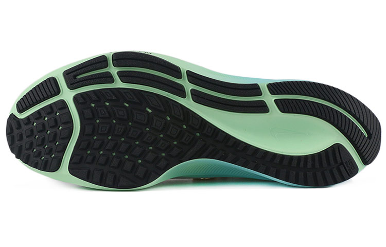 Женские кроссовки Nike Pegasus 37 (бело-голубые) — 白色/浅蓝/激光橙/蒸气绿 — фото 6
