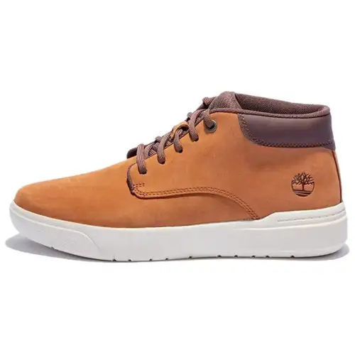 Timberland Cow Split Leather Crew Outdoor Boots Men's Brown