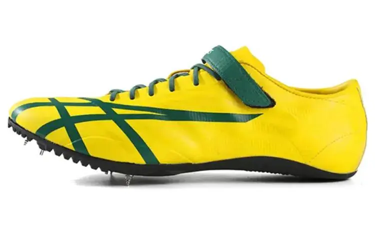 Asics Jetsprint Lightweight Cushioning Abrasion Resistant Breathable Low top Running Shoes Unisex Yellow