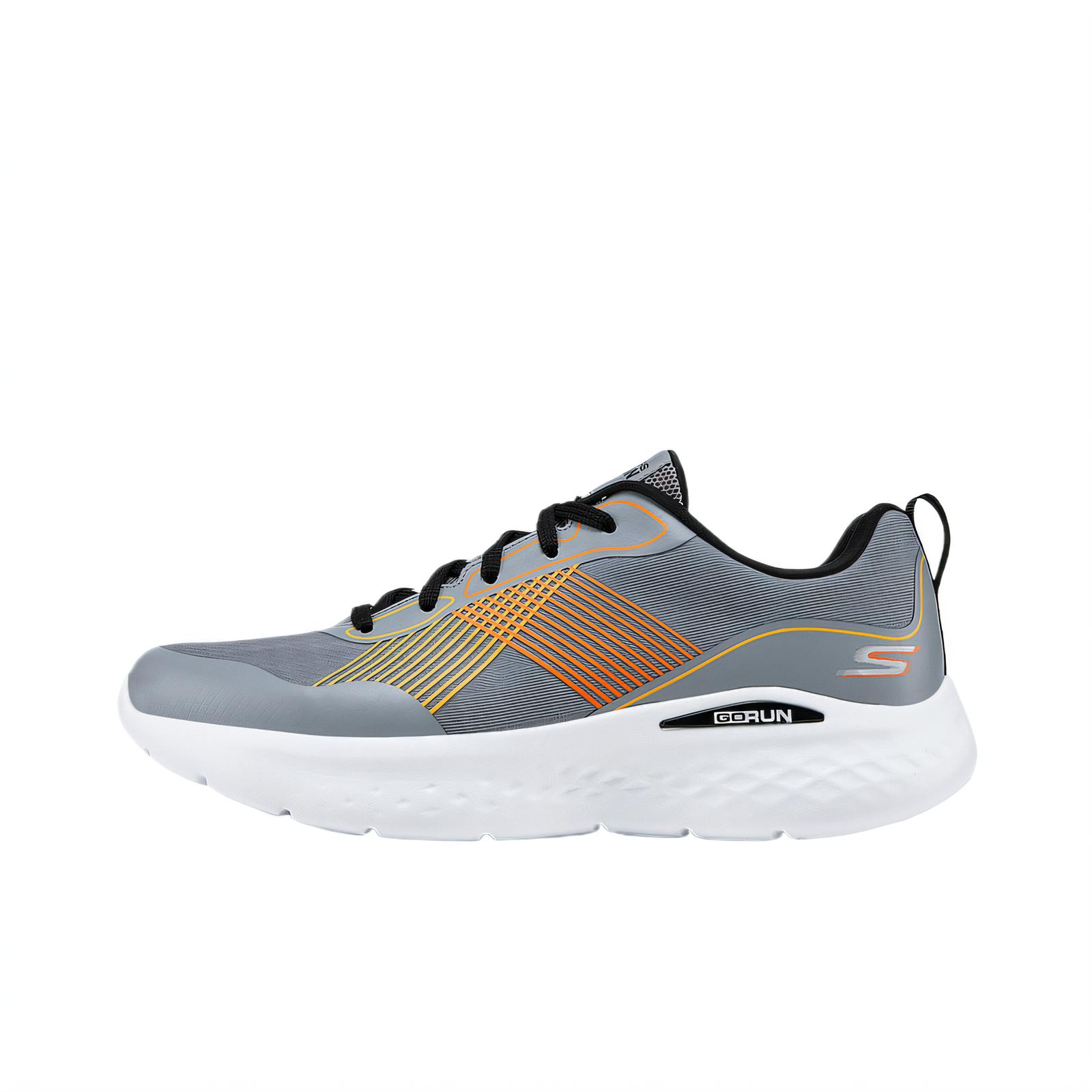 Skechers MEN’S GO Comfortable Abrasion Resistant Low top Running Shoes Men’s Gray
