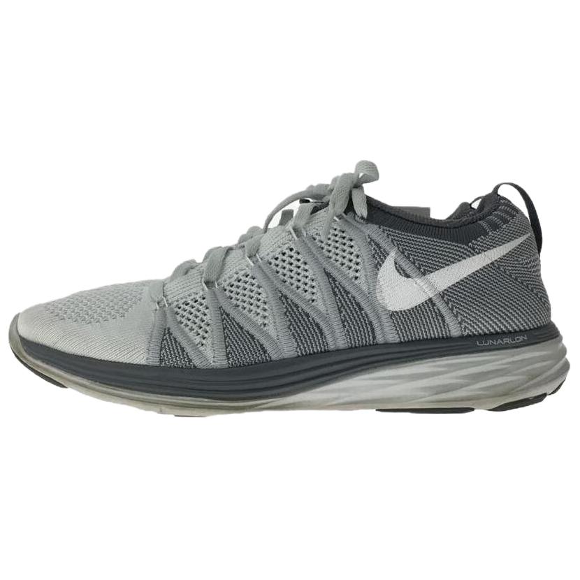 Nike Flyknit Lunar 2 Slip Resistant Abrasion Resistant Low top Running Shoes Women’s Gray
