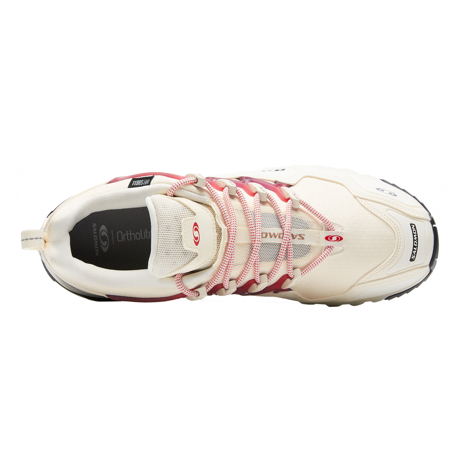 SALOMON ACS+CSWP Slip Resistant, Abrasion Resistant, Breathable, Support Low top Outdoor Shoes Unisex White