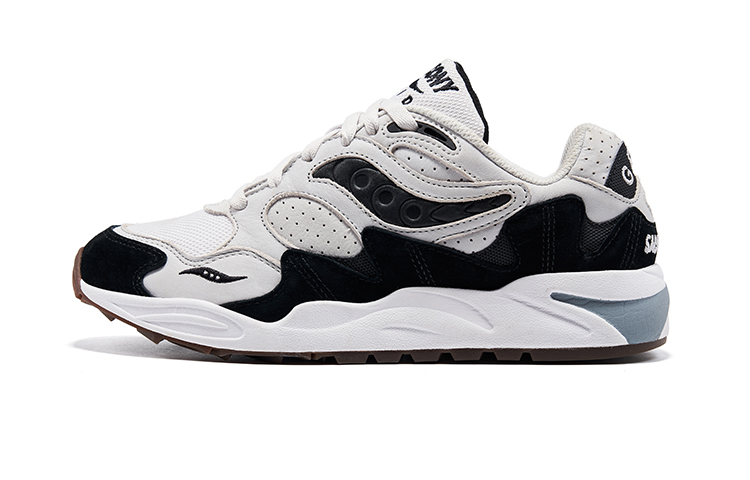 saucony Grid Shadow 2 Grey White Black