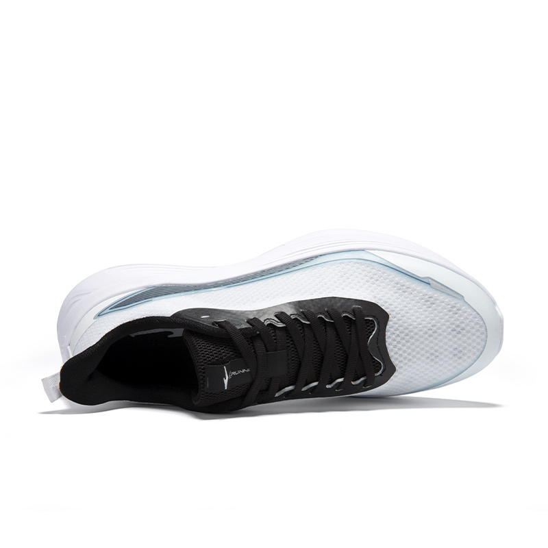 Erke Cushioning Breathable Lightweight Low top Casual Running Shoes Men’s White Black