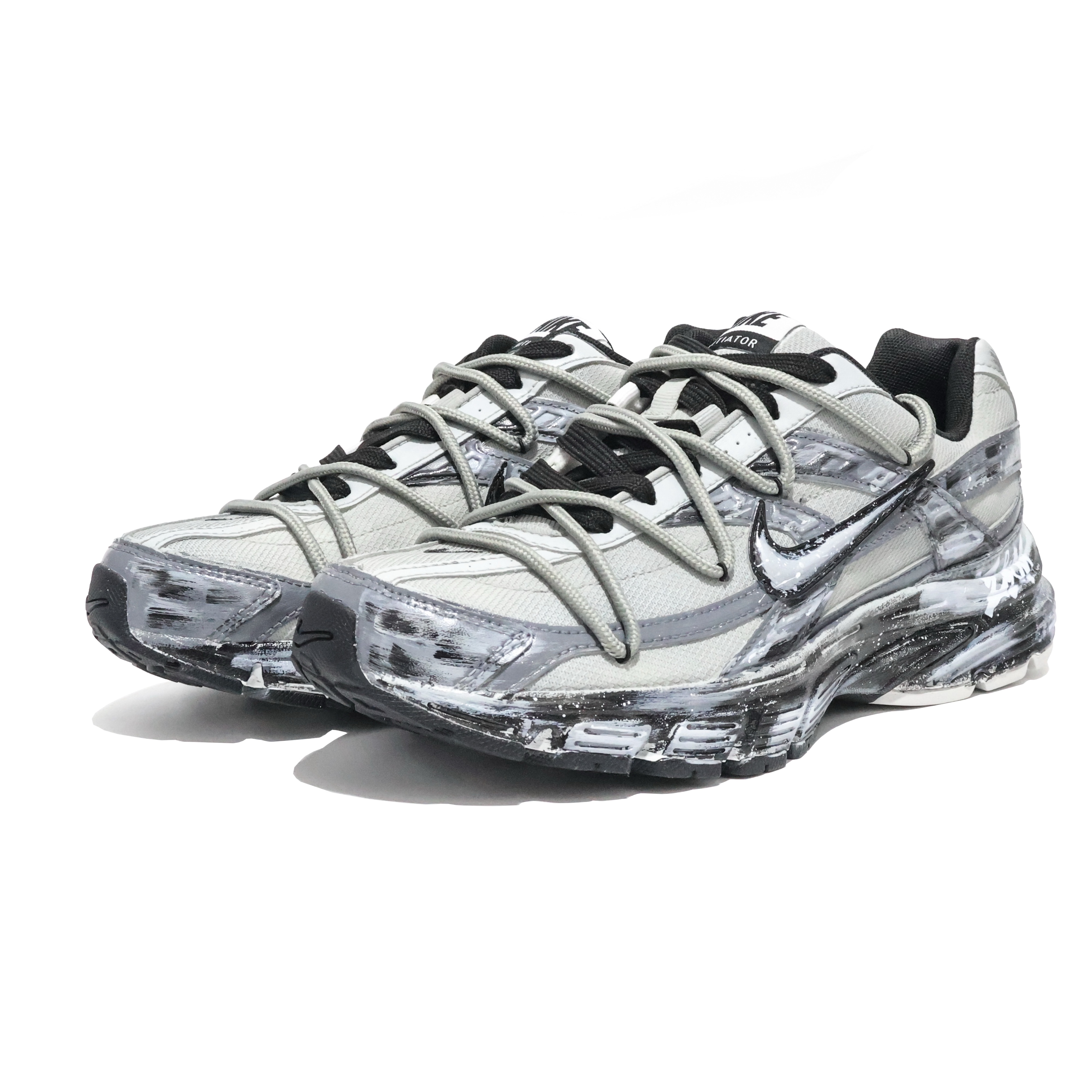 Nike Initiator Cushioning Abrasion Resistant Breathable Lightweight Low top Running Shoes Unisex Gray
