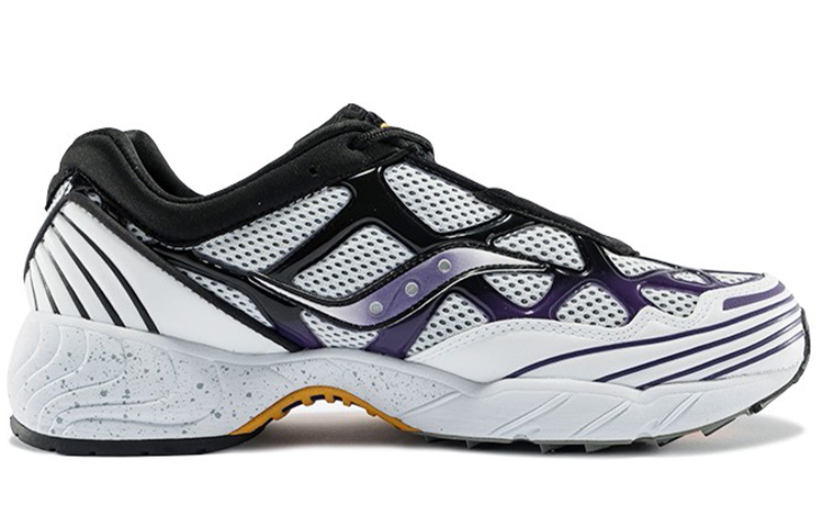 Saucony Grid Web Purple Yellow