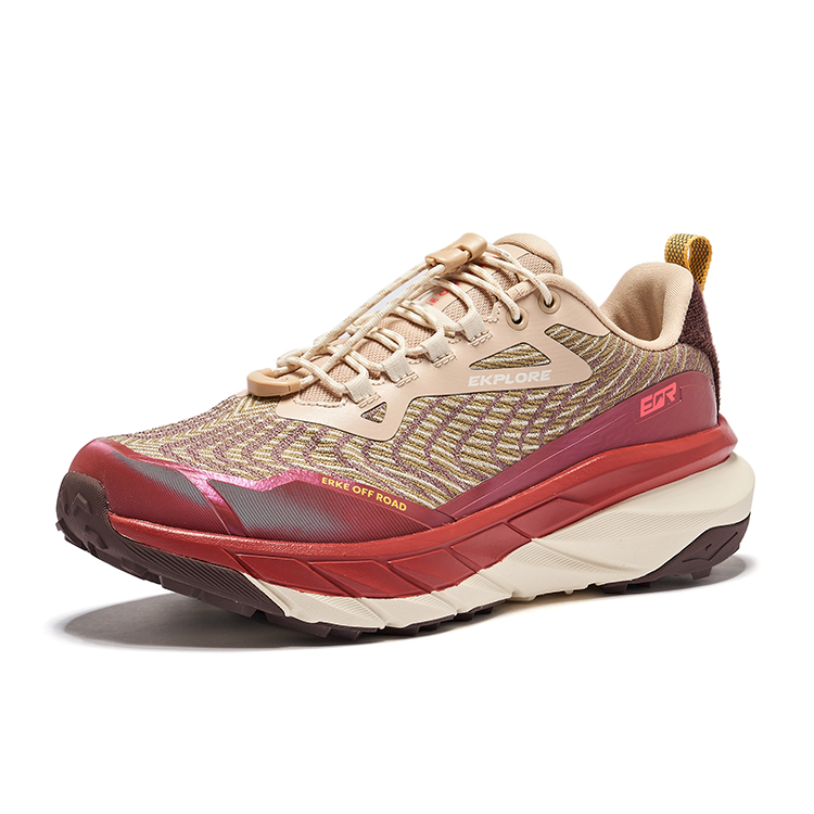 Erke Vertical And Horizontal SP Cushioning, Wear Resistant Low top Running Shoes Women’s Battlefield Goddess Oat