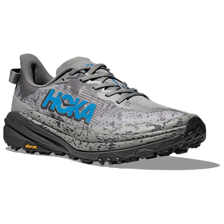 HOKA ONE ONE Speedgoat 6 Galactic Grey Hoka Blue